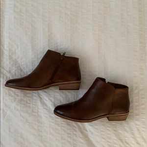 Alex Marie | Brown Leather Ankle Booties
